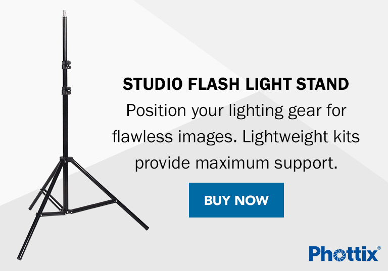 Studio Flash Light Stand - Position your lighting gear for flawless images. Lightweight kits provide maximum support. Buy Now