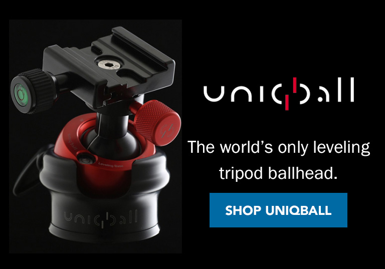 The world's only leveling tripod ballhead. Shop UniqBall >